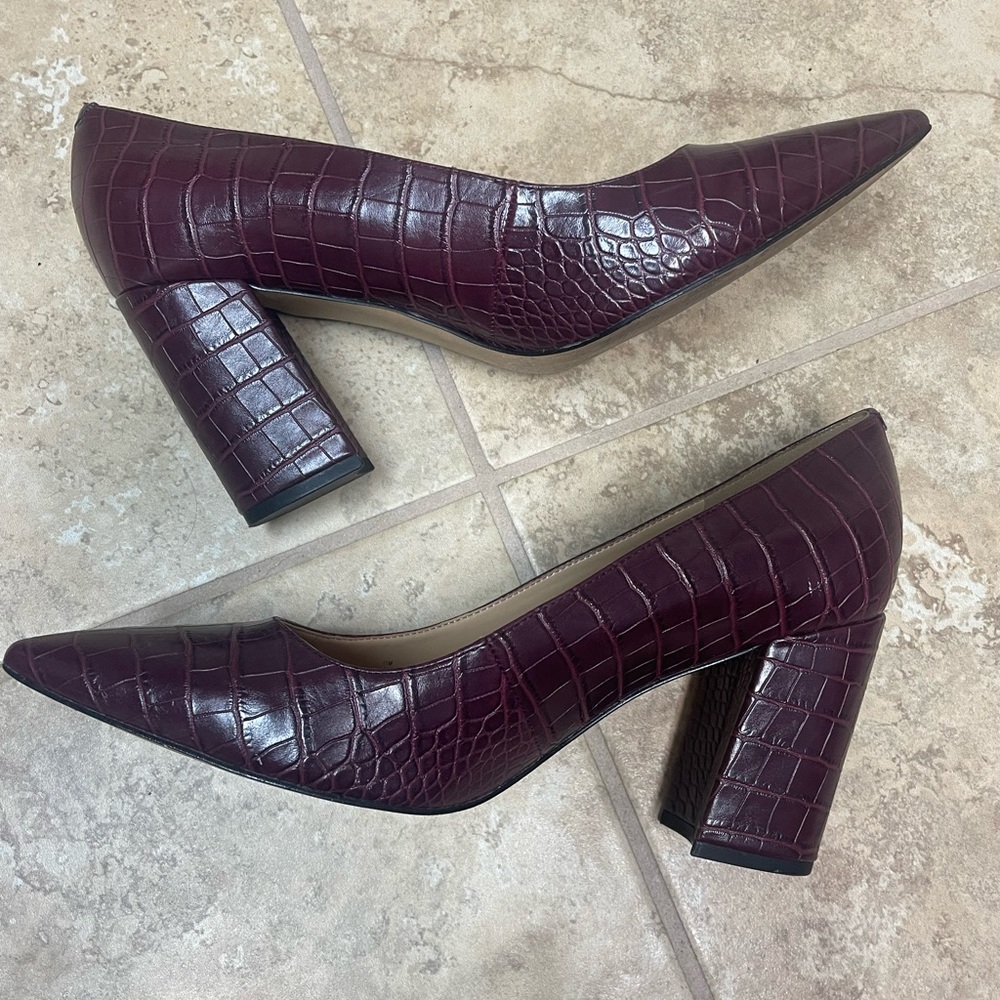 Nine West block heels